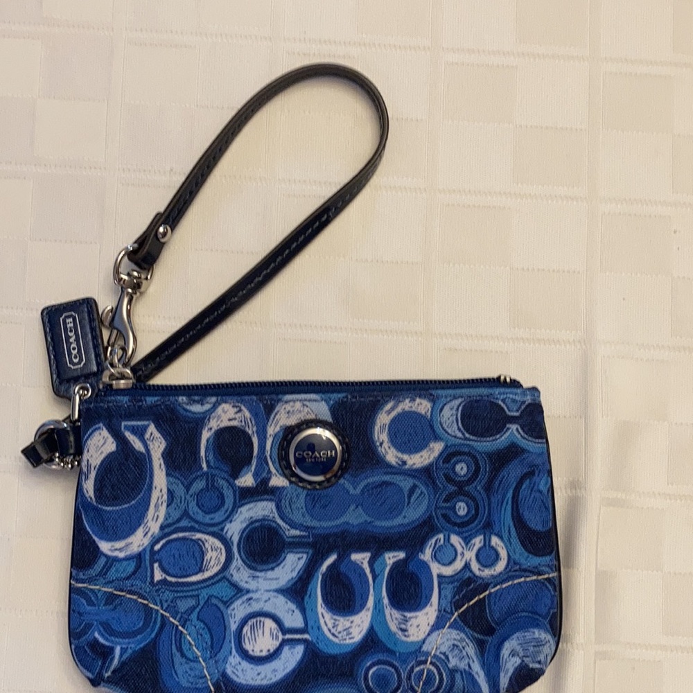 Coach Wristlet with Two Credit Holders